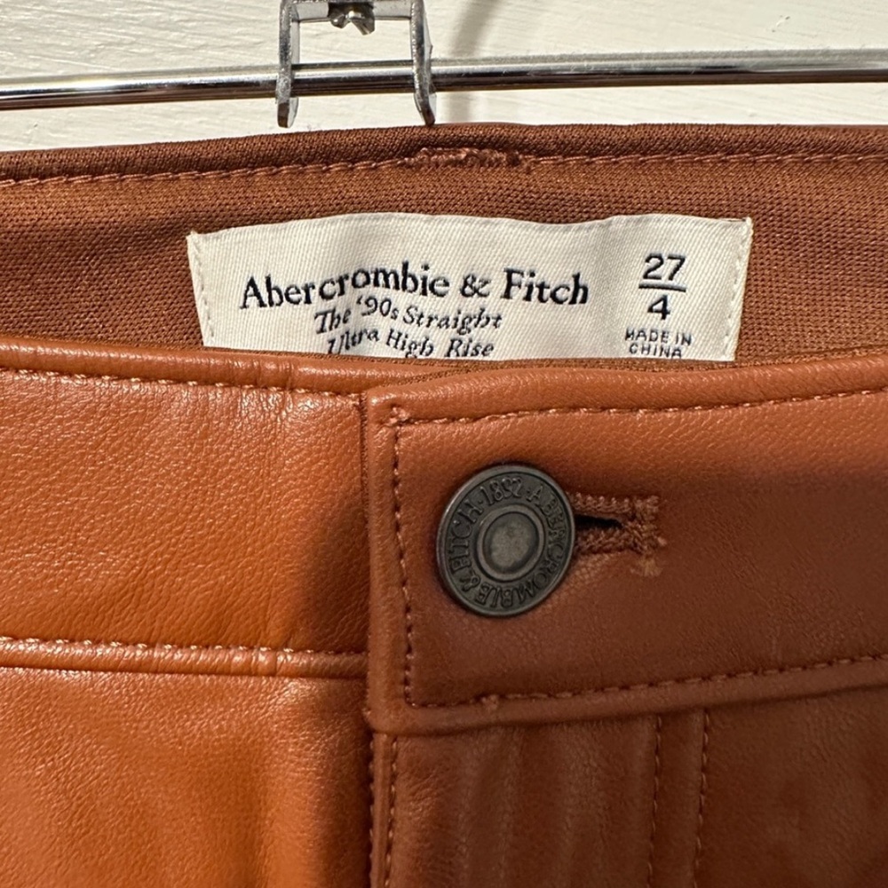 Abercrombie & Fitch Brown Straight Leg Pants